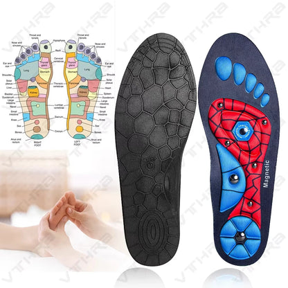 Therapy Sports Insoles Massage Medical Magnetic Foot Weight Loss Slimming Acupressure Insole Anti-Fatigue Health Care Shoe Pads